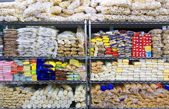 Impressão de sacos para alimentos
